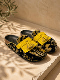 The Salon Clog — Upcycled Moroccan Fabric